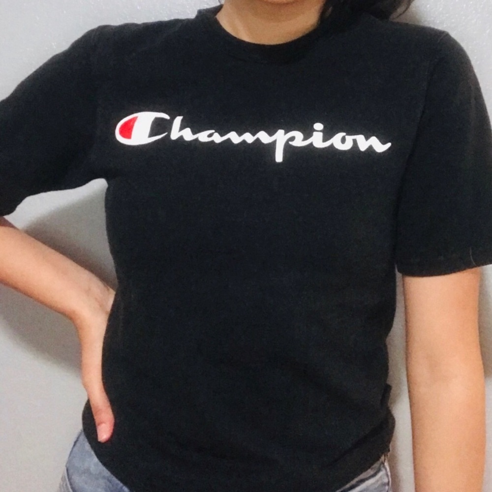Black Champion Tee